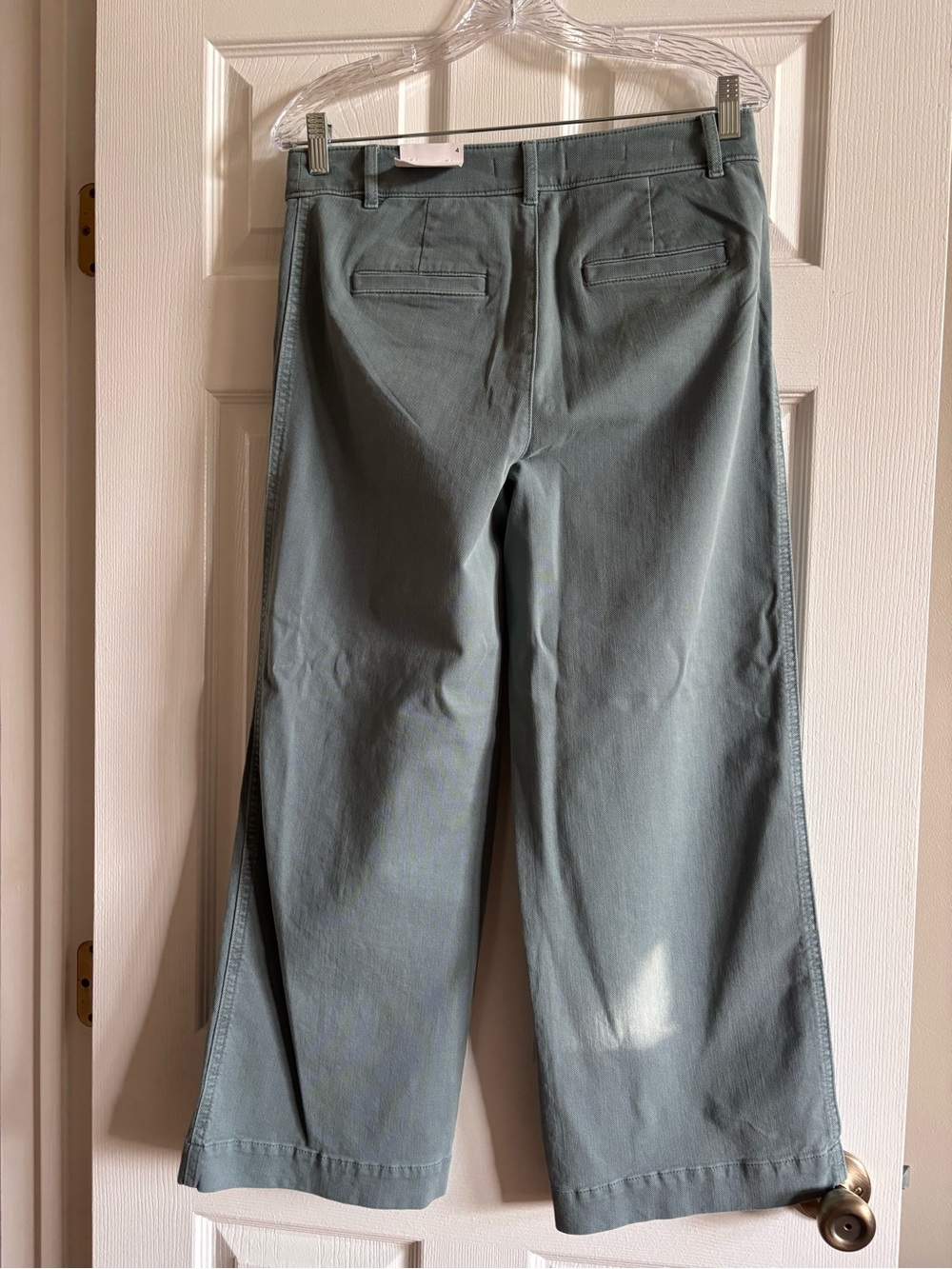 NWT LOFT Wide-Leg Jeans in Slate blue-size 4 - Picture 2 of 4